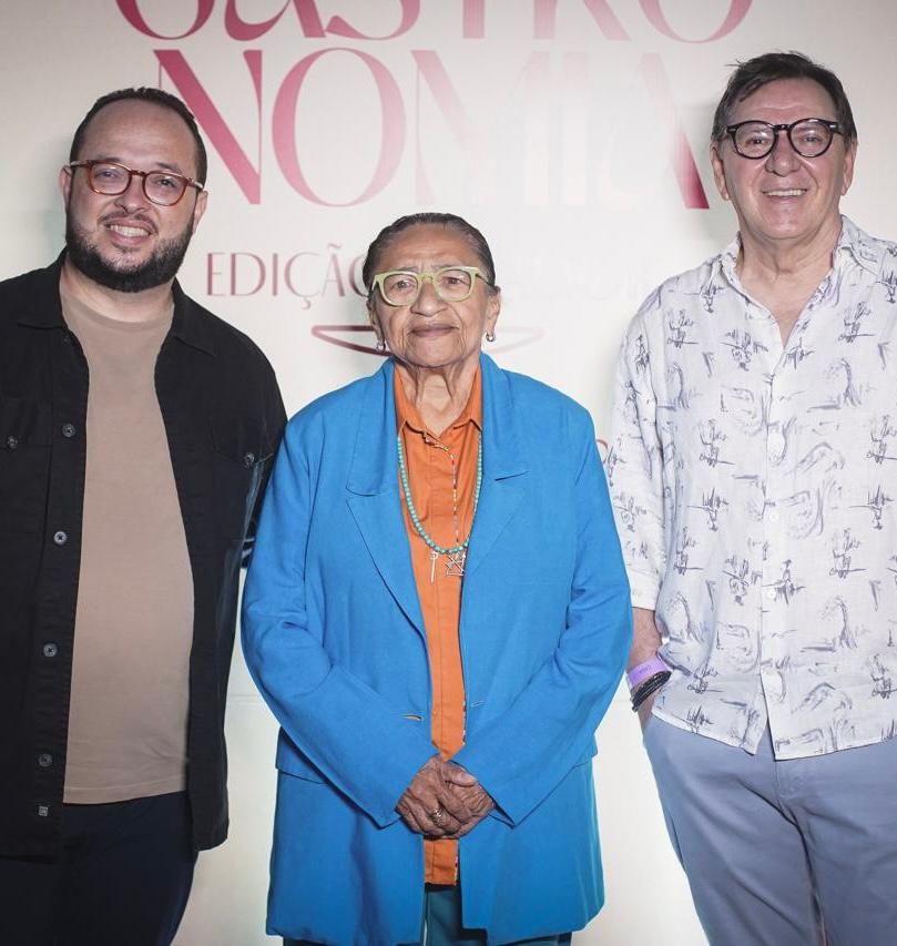 Paulo Neto, Licia Fabio e Ronaldo Jacobina são os criadores do Prêmio Melhores da Gastronomia